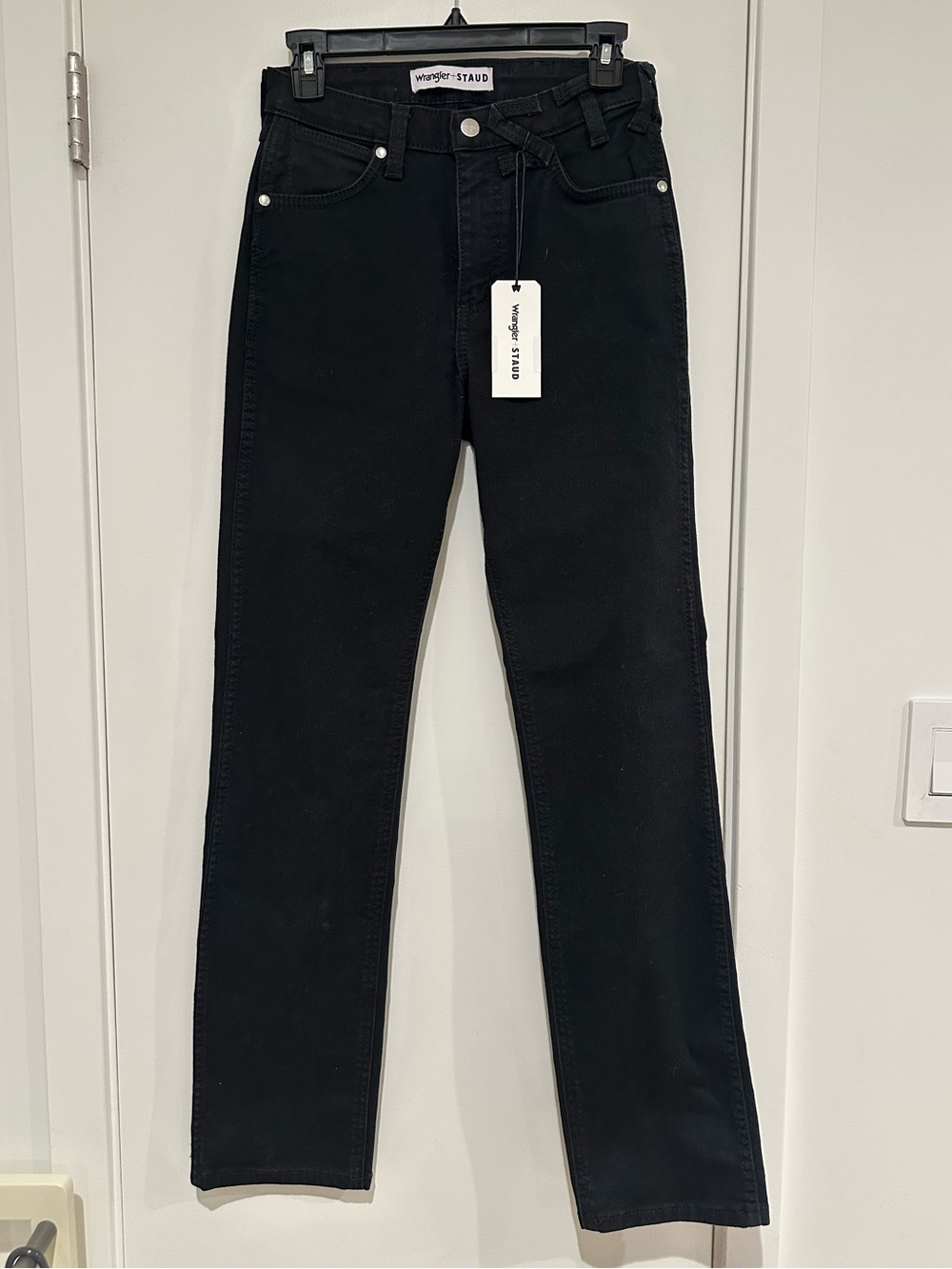 STAUD X Wrangler Black Jeans NWT